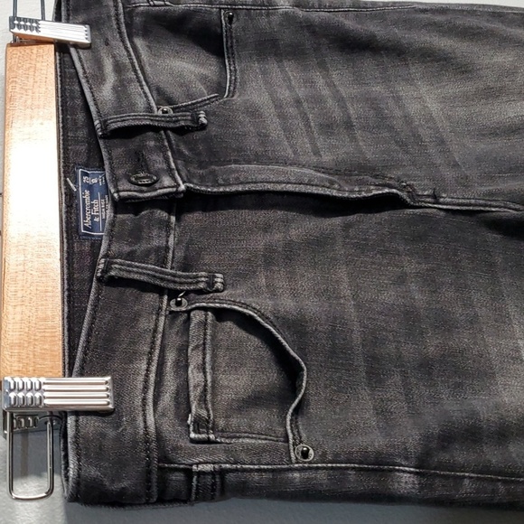 Abercrombie & Fitch jeans women's size 0L O long size 25 High rise super Skinny - Picture 2 of 14